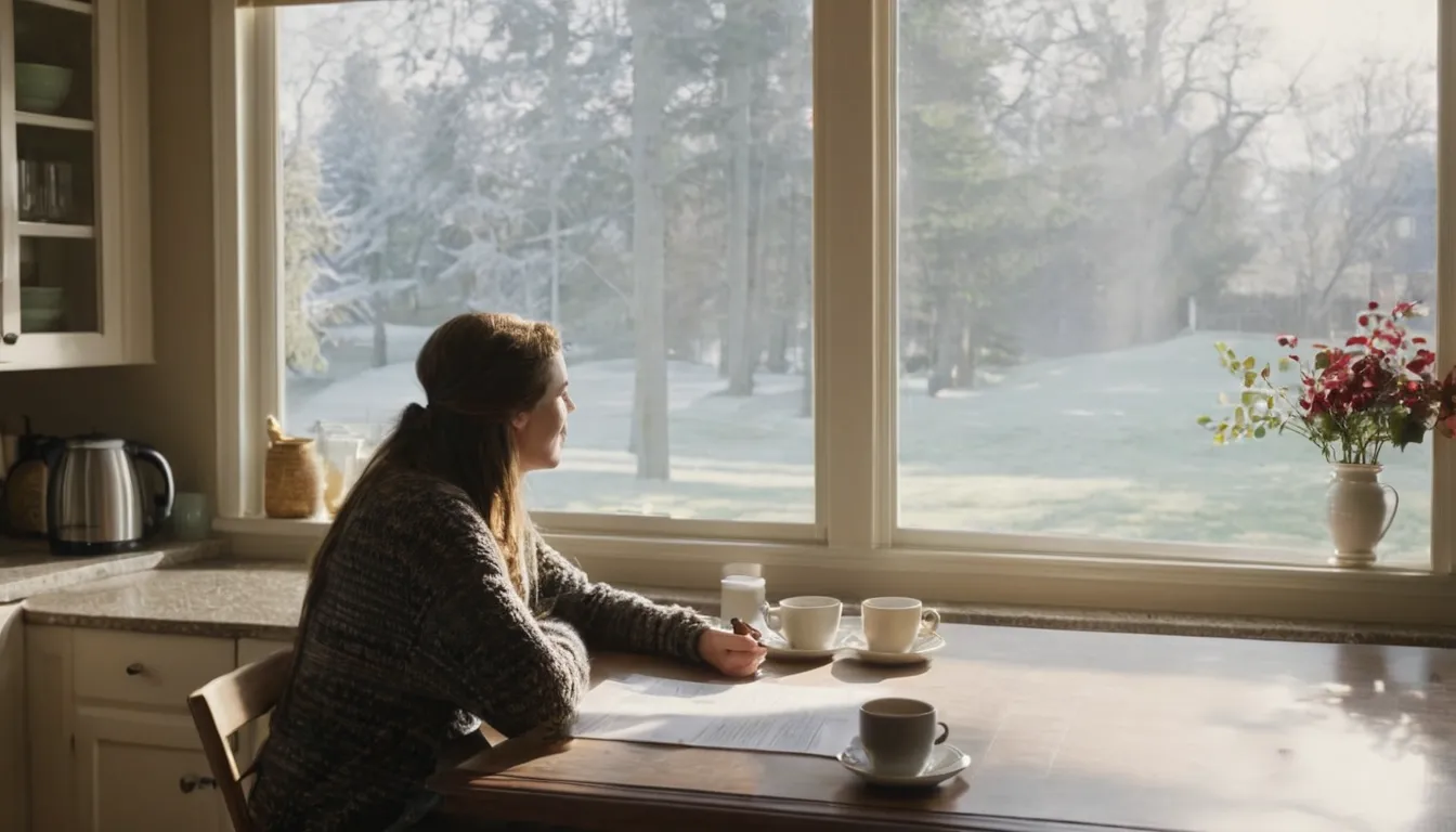 A homeowner reviewing a written estimate at a kitchen table in the St. Charles area